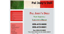 Desktop Screenshot of paljoeysdeli.net